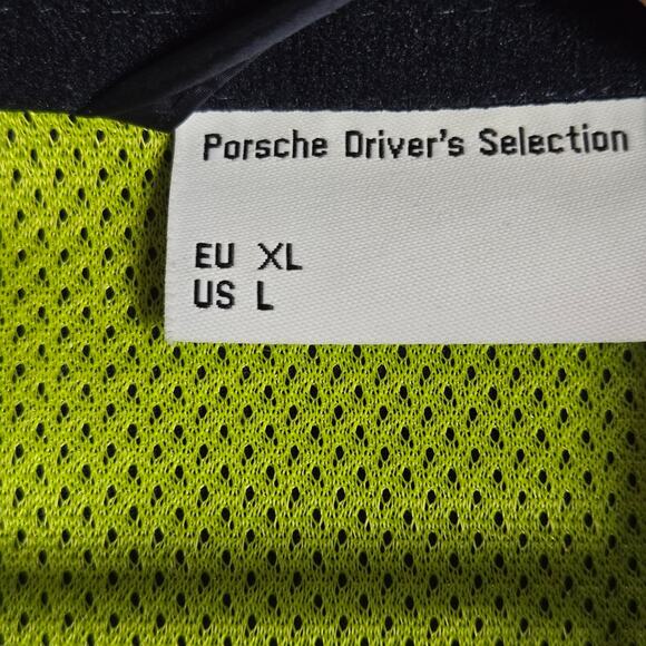 Porsche Drivers Selection Padded Windbreaker Jacket Blue Waterproof Large Mens - Picture 4 of 16